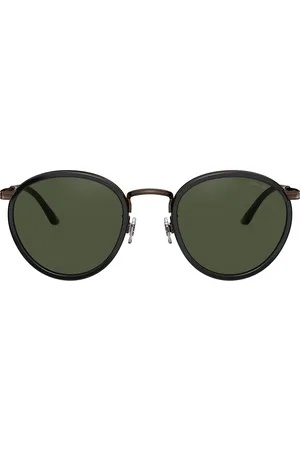 Giorgio Armani Lentes de sol con armazón redonda y micas de color