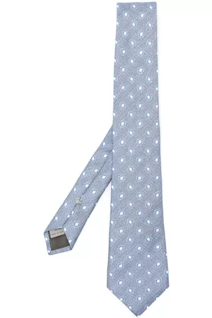 Canali All-over graphic-print tie