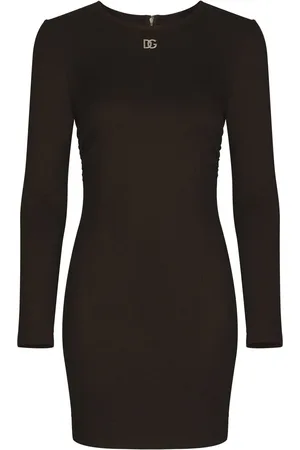 Dolce & Gabbana Vestido corto con logo DG