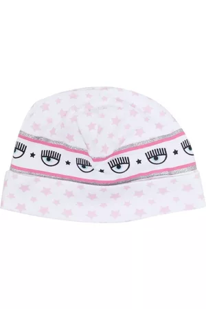 Chiara Ferragni Kids Mix-print beanie hat