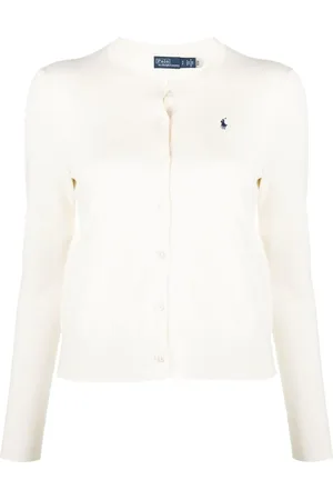 Ralph Lauren Cárdigan con logo bordado y cuello redondo