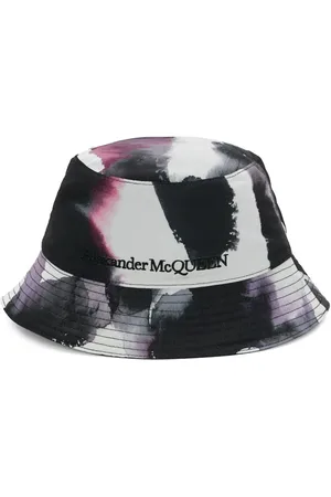 Alexander McQueen Gorro de pescador Watercolor Graffiti