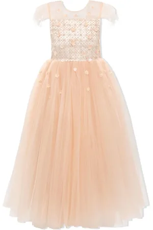 Tulleen Vestido de tul Ayala con bordado floral