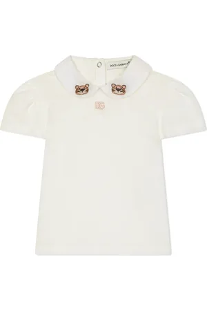 Dolce & Gabbana Playera tipo polo Baby Leopard