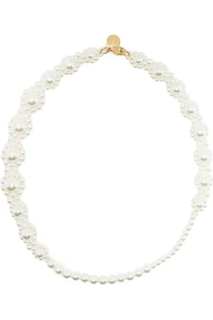 Simone Rocha Collar con detalle de perlas