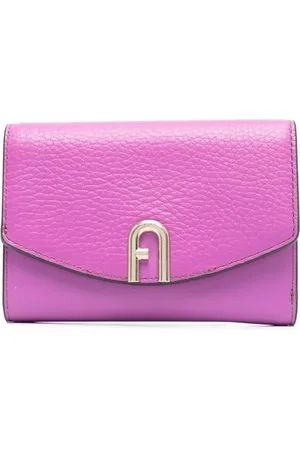 Furla Cartera continental con placa del logo