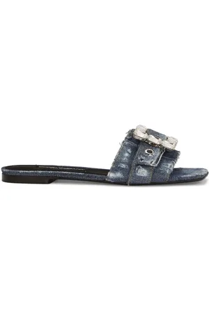 Dolce & Gabbana Sandalias de mezclilla con diseño patchwork