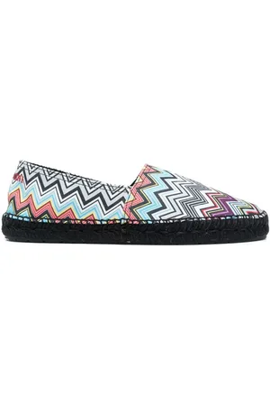 Missoni Alpargatas con tejido en zigzag