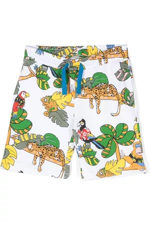 Stella McCartney Shorts deportivos con estampado gráfico