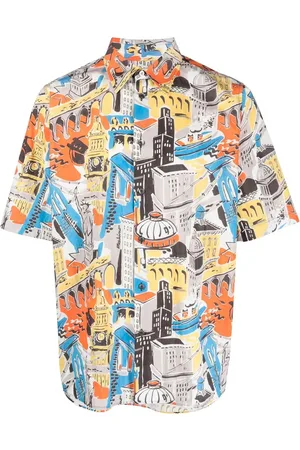 Moschino Camisa con estampado gráfico