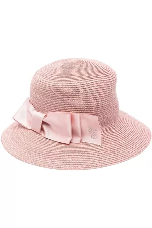 Monnalisa Sombreros - Bow-detail woven hat