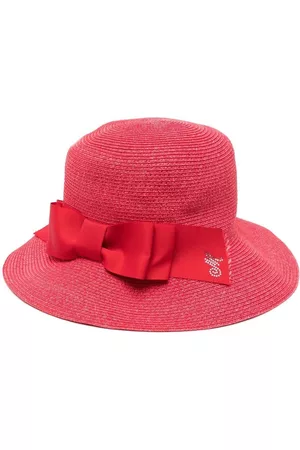 MONNALISA Sombreros - Bow-detail woven hat