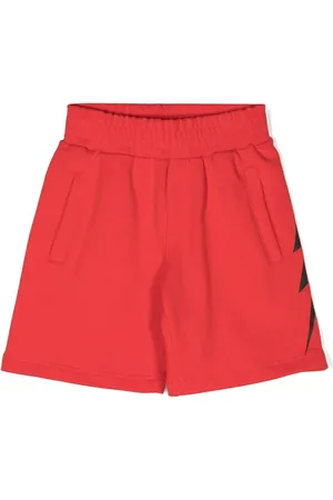 Neil Barrett Shorts con estampado de rayos