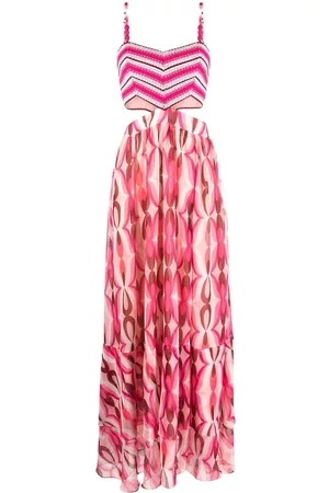 PATBO Vestido con estampado gráfico