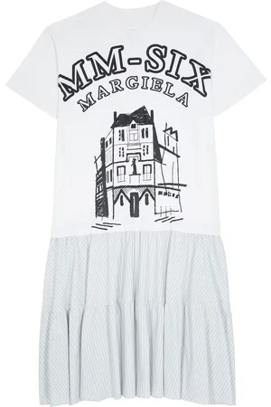 Maison Margiela Vestido estilo playera largo