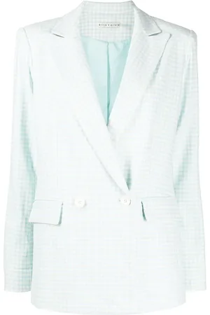 ALICE+OLIVIA Blazer Justin con motivo pied de poule