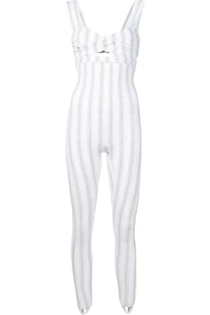AMIR SLAMA Jumpsuit sin mangas con aberturas