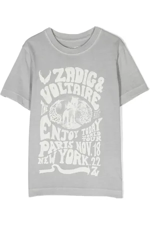 Zadig & Voltaire Playera con logo estampado