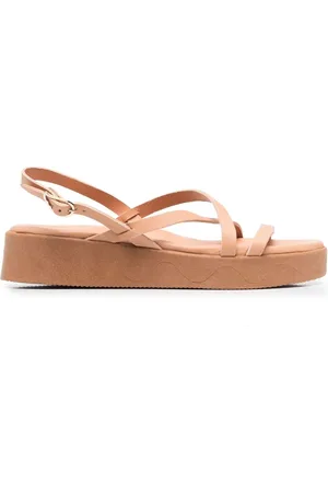Ancient Greek Sandals Sandalias Silia con tiras cruzadas