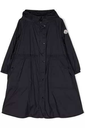 Moncler Impermeable con capucha y logo estampado