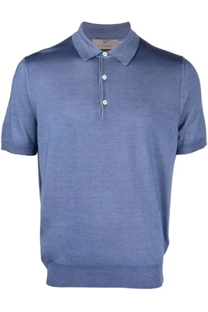 CANALI Playera tipo polo tejida