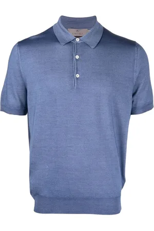 CANALI Playera tipo polo tejida
