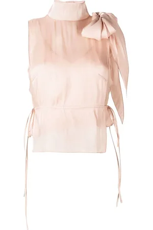 Victoria Beckham Blusa sin mangas con moño