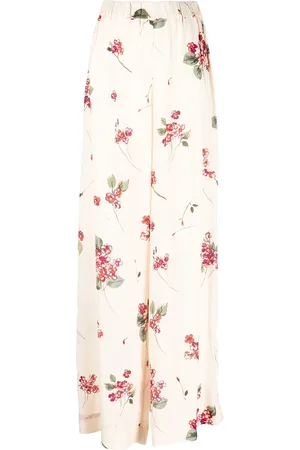 Twin-Set Pantalones palazzo con estampado floral