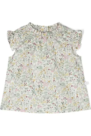 Il gufo Blusa con estampado floral y detalle de volantes