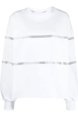 GCDS Sudadera con rayas horizontales estampadas