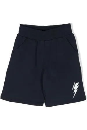 Neil Barrett Shorts con logo estampado