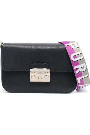 Furla Bolsa crossbody con logo en la correa