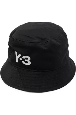 Y-3 Sombreros - Embroidered-logo bucket hat