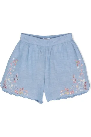 Chloé Shorts con bordado inglés