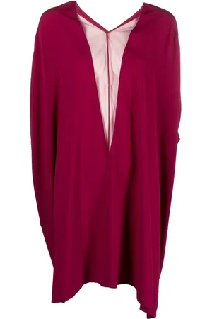 Rick Owens Top estilo poncho con escote en V pronunciado