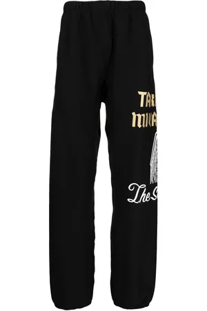 Takahiromiyashita The Soloist Pants con logo estampado a un lado
