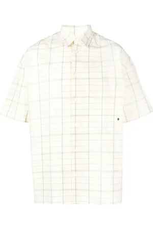 Etudes Camisa con cuadros estampados
