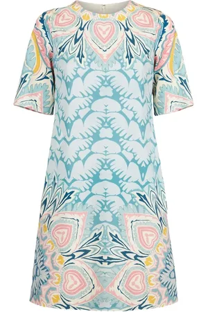 Etro Vestido corto con estampo de cachemira