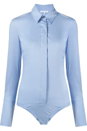 Patrizia Pepe Body con diseño de camisa