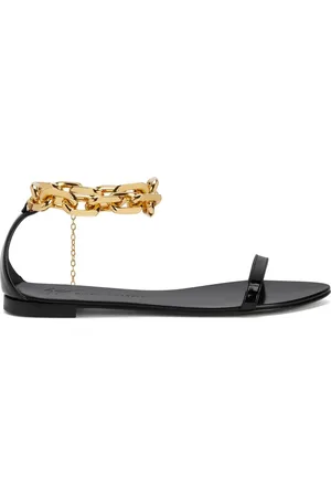 Giuseppe Zanotti Sandalias plana Intriigo Chain