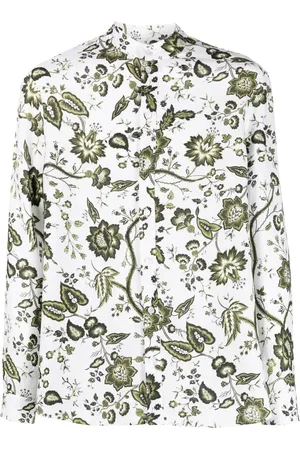 Erdem Camisa de seda con estampado floral