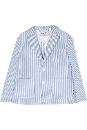 Aspesi Blazer con rayas estampadas
