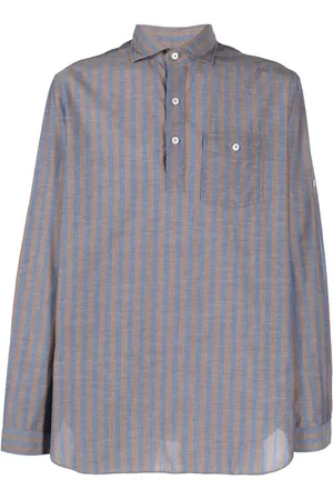 LARDINI Camisa con rayas estampadas