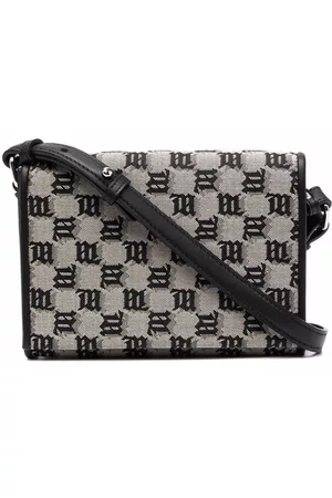 MISBHV Bolsa de hombro con monograma en jacquard