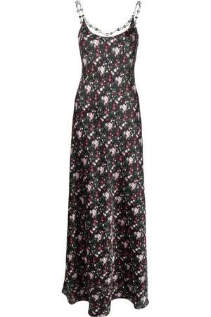 Paco rabanne Vestido largo con estampado floral
