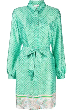 Liu Jo Vestido camisero con estampado gráfico
