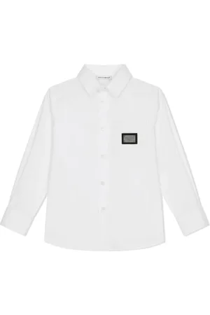 Dolce & Gabbana Playera tipo polo con etiqueta del logo