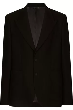 Dolce & Gabbana Hombre Blazers - Blazer de tejido fino con botones