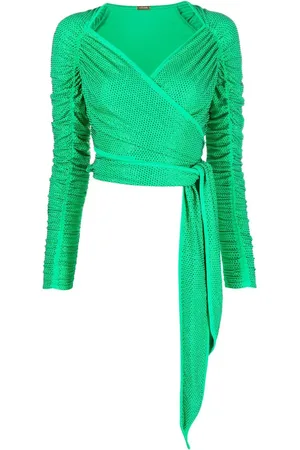 Cult Gaia Top Paislee con apliques