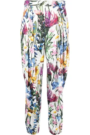 Stella McCartney Pantalones con estampado floral